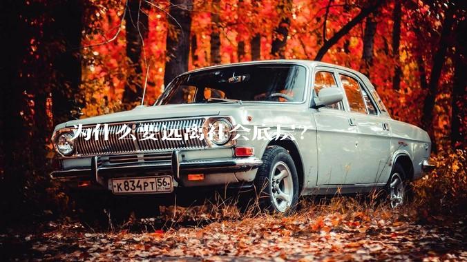 为什么要远离社会底层？